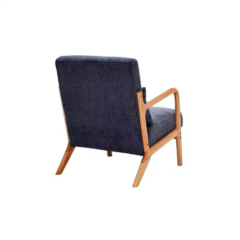 Mid-Century Modern Accent Chair Arm Chair Living Room Chairs with Pillow Upholstered Reading Chair with Solid Wood Frame & Living Room Bedroom Balcony