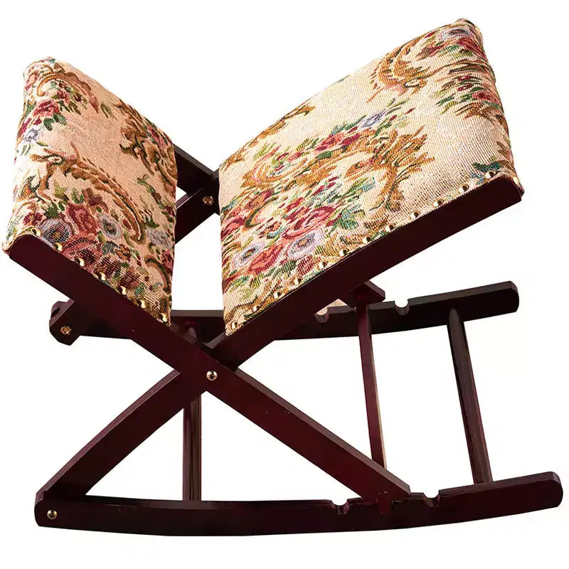 The Lakeside Collection Foldable Upholstered Rocking Footrest -
