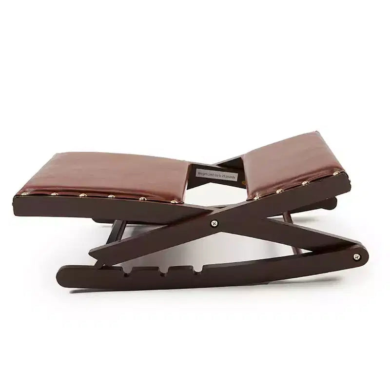 The Lakeside Collection Foldable Upholstered Rocking Footrest -