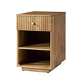 Meg 24 Tall 1-Drawer End Table with Built-In Charging Ports|HULALA HOME