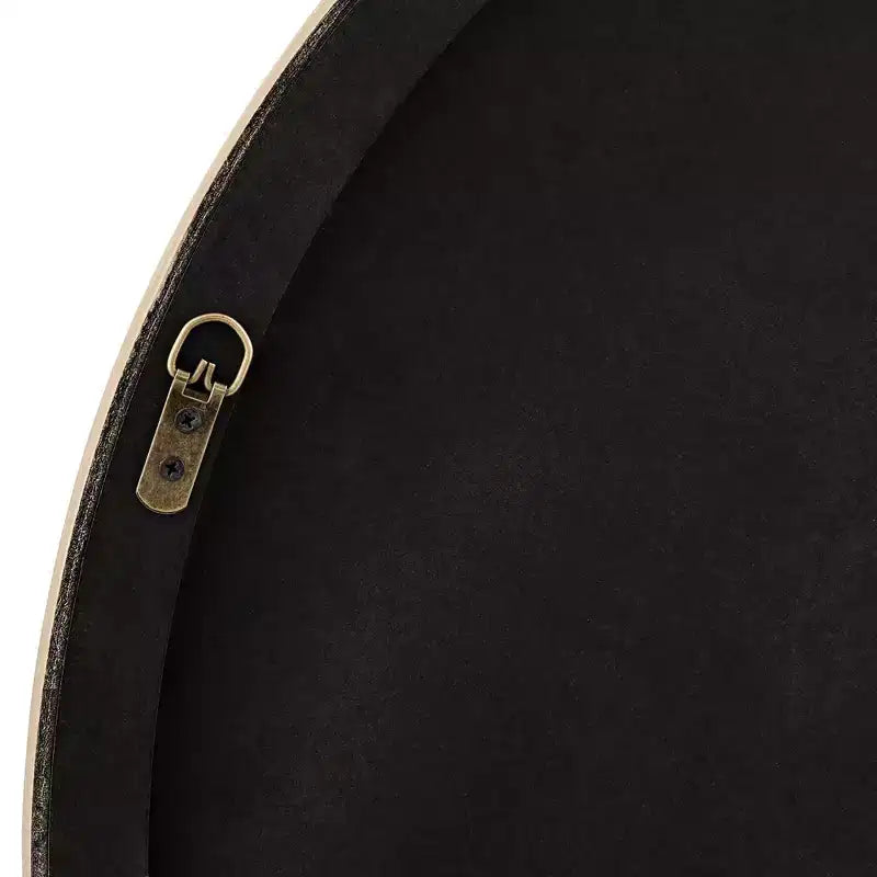 Uttermost Madden Matte Natural 33 Round Wall Mirrors Set of 2