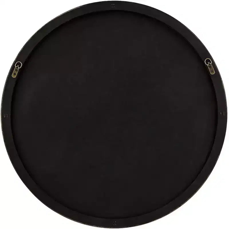 Uttermost Madden Matte Natural 33 Round Wall Mirrors Set of 2