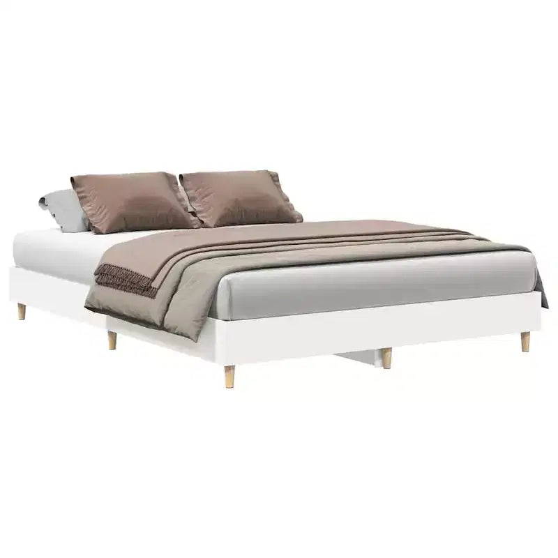 vidaXL Bed Frame 2 pcs 59.84 x 79.92 in Engineered Wood