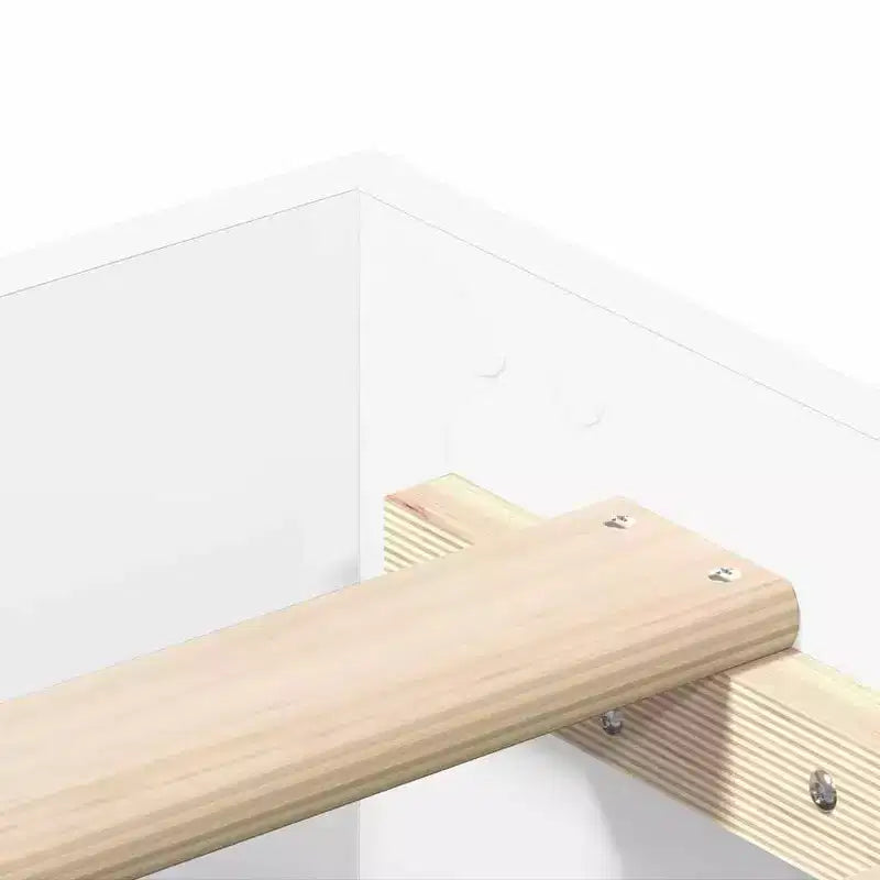vidaXL Bed Frame 2 pcs 59.84 x 79.92 in Engineered Wood