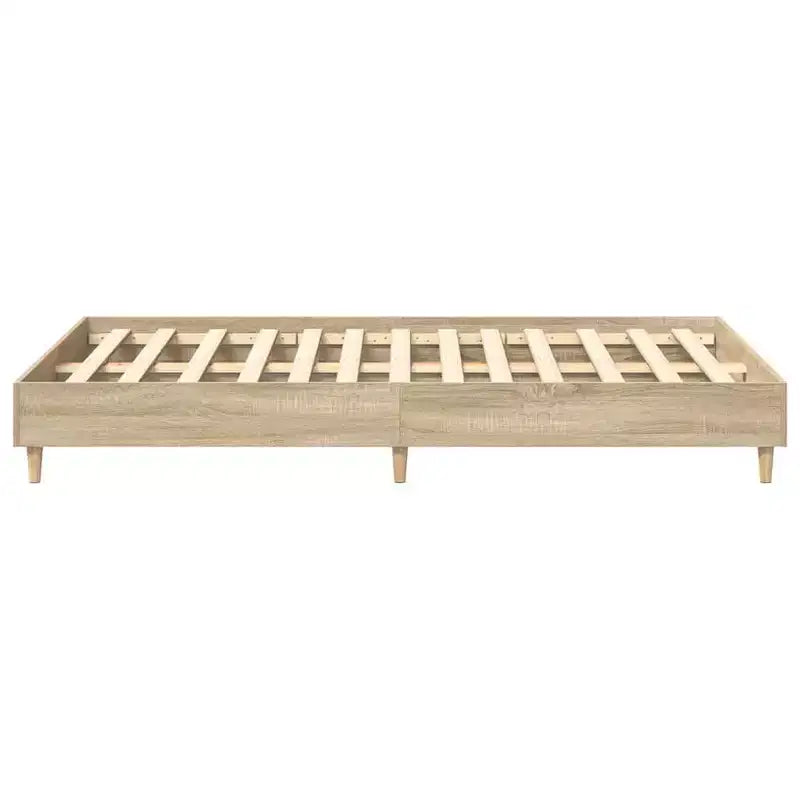 vidaXL Bed Frame 2 pcs 59.84 x 79.92 in Engineered Wood