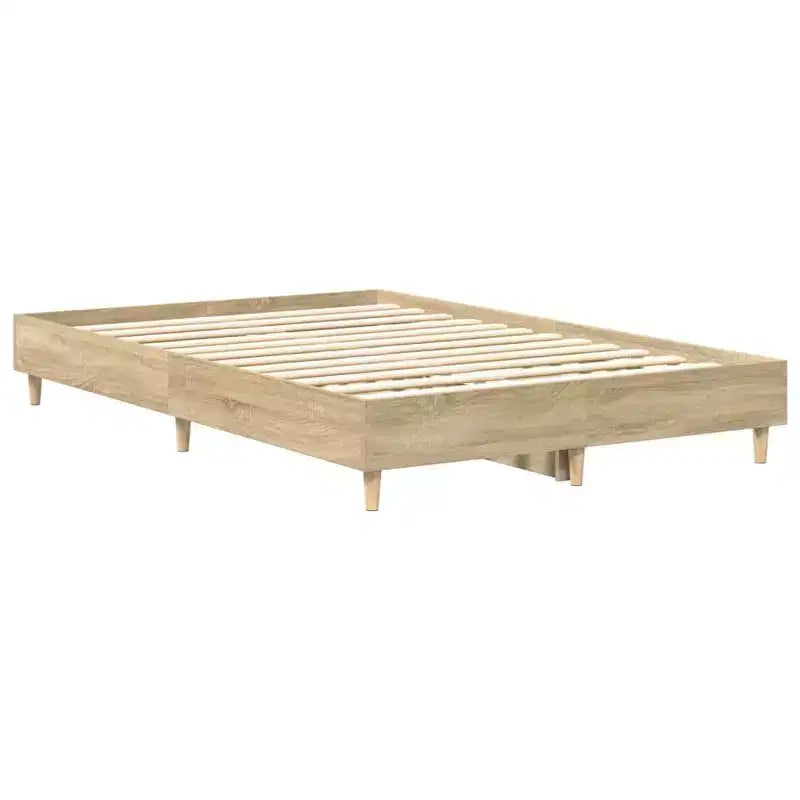 vidaXL Bed Frame 2 pcs 59.84 x 79.92 in Engineered Wood