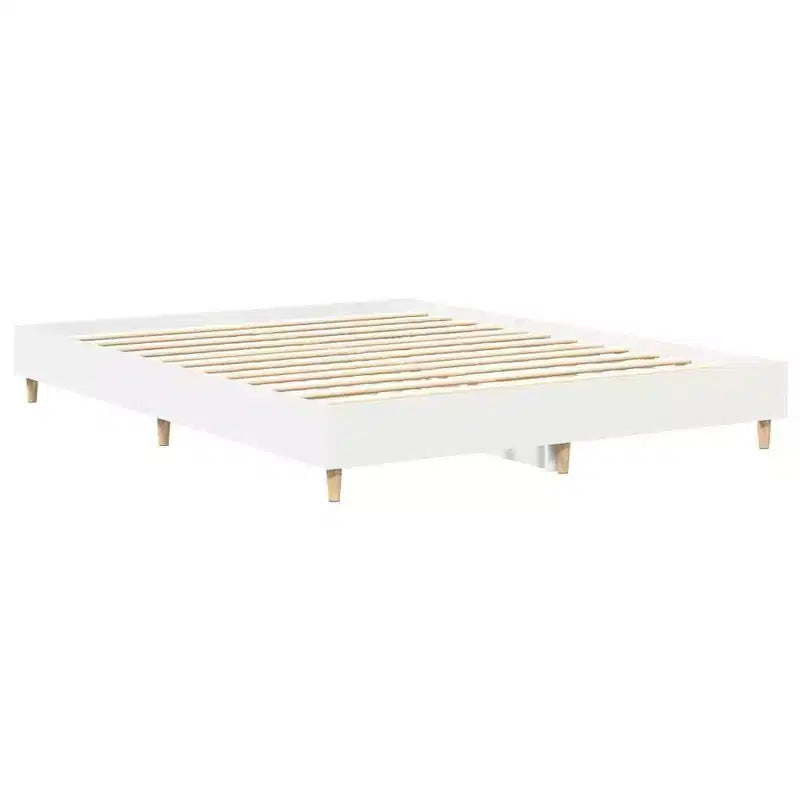vidaXL Bed Frame 2 pcs 59.84 x 79.92 in Engineered Wood