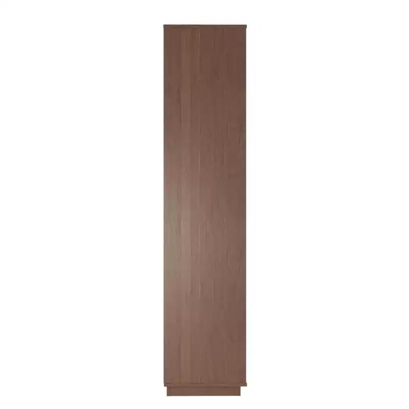 71" Gunther Mid-Century Modern 4 Shelves and a Drawer Solid Wood Walnut - Linon