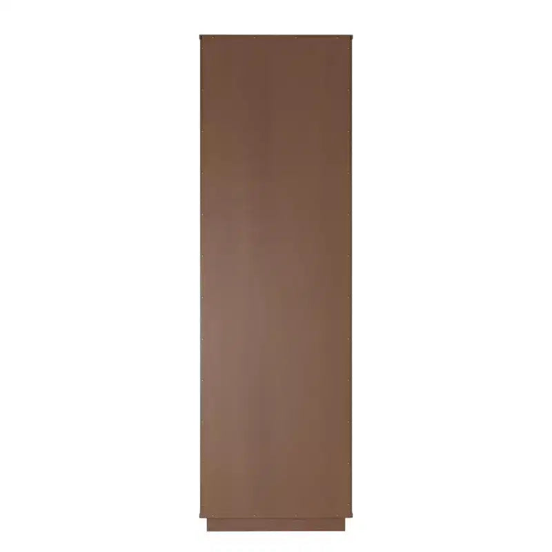 71" Gunther Mid-Century Modern 4 Shelves and a Drawer Solid Wood Walnut - Linon