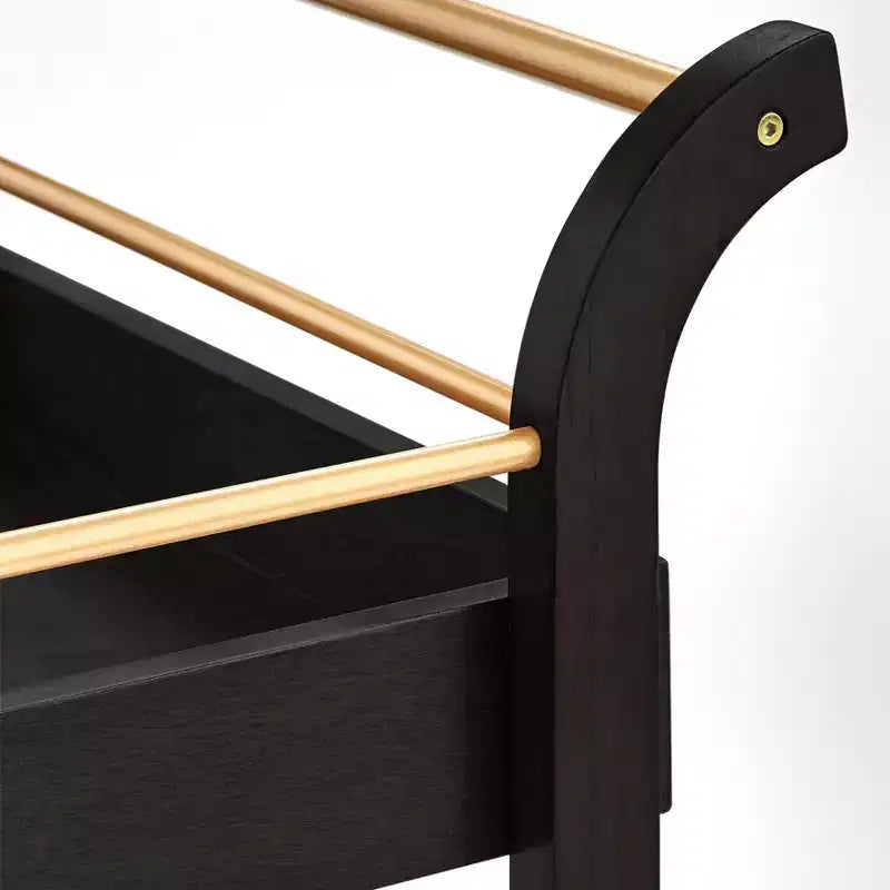 Buylateral Butler Bar Cart with Locking Casters