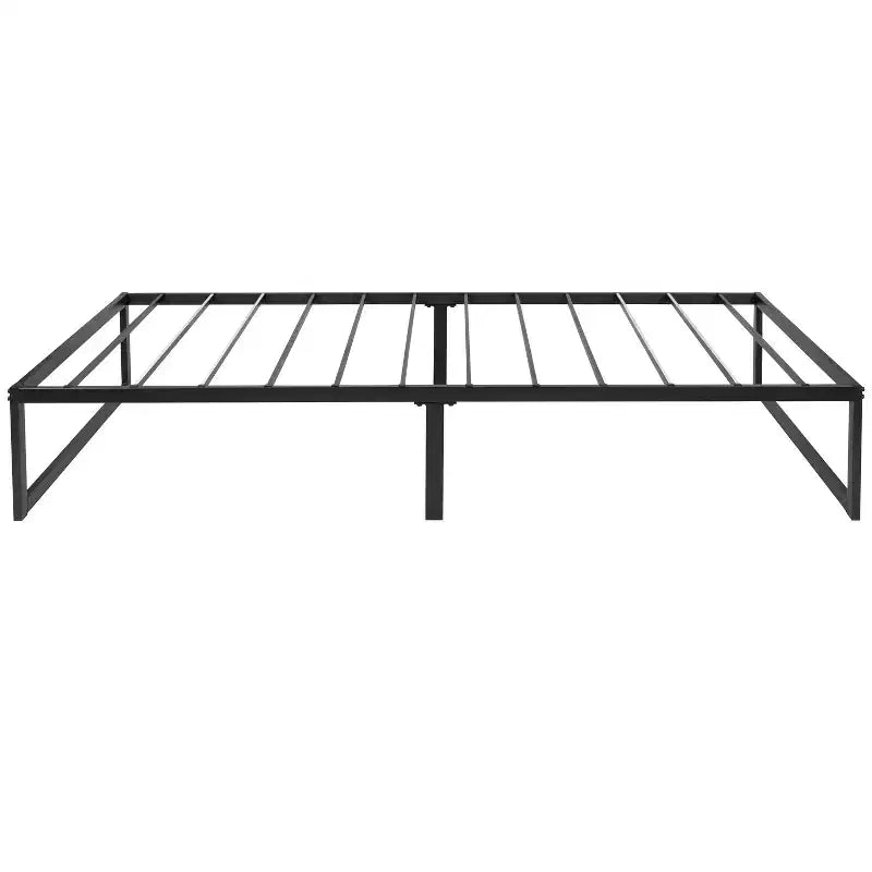 Emma and Oliver 14 Platform Bed Frame & 12 Mattress in a Box - No Box Spring Required