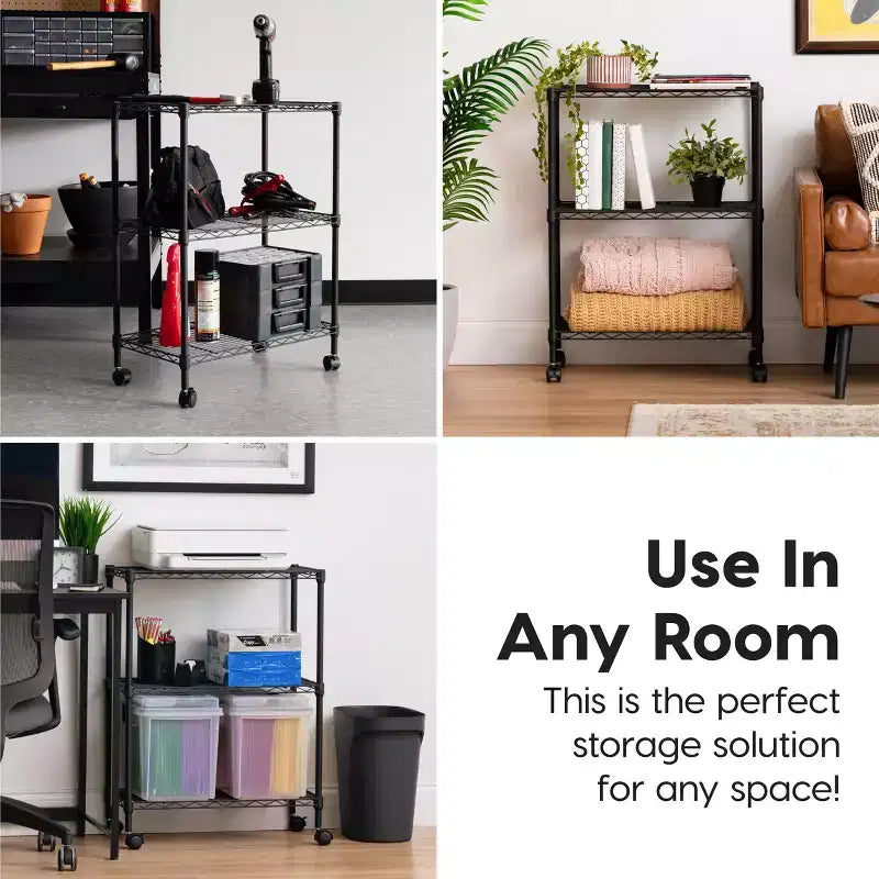 IRIS USA Garage Wire Shelving Unit, Storage Shelf