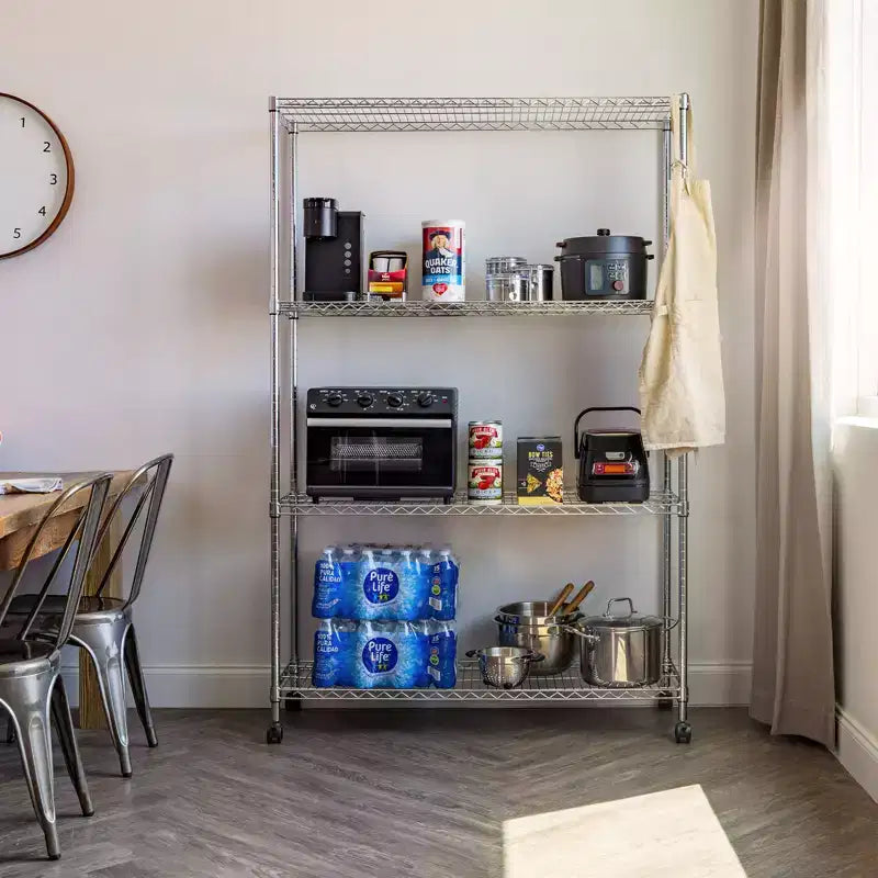 IRIS USA Garage Wire Shelving Unit, Storage Shelf