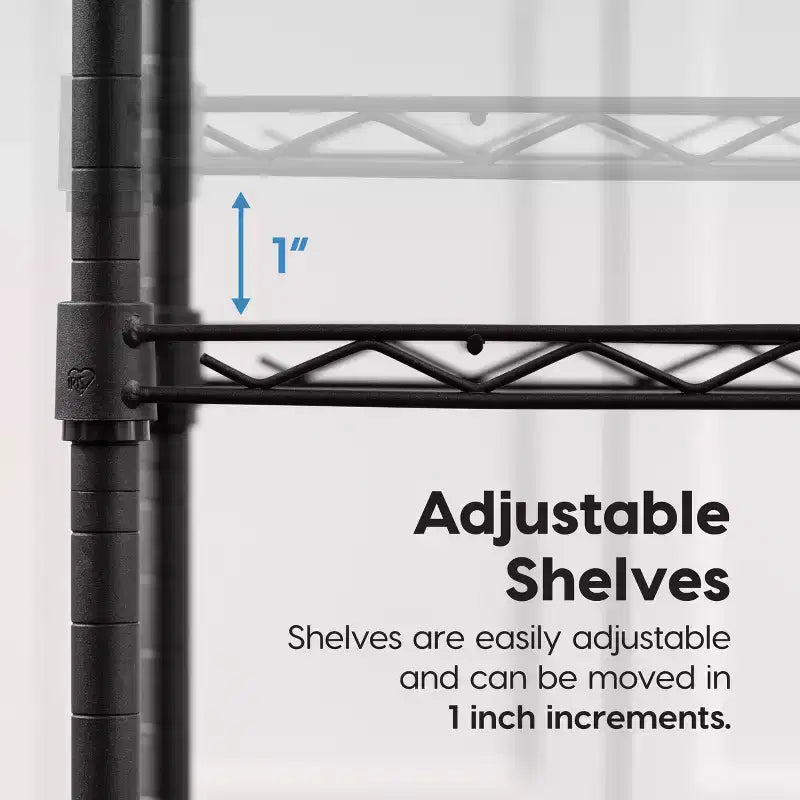 IRIS USA Garage Wire Shelving Unit, Storage Shelf